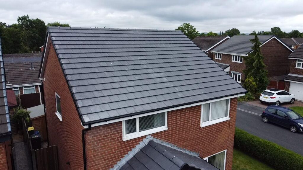 Slate And Tile Roofing Company In Lymm by Regancy Roofing